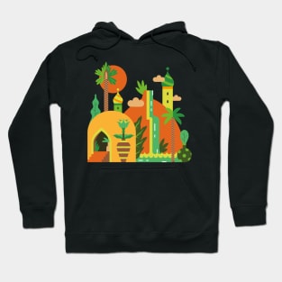 Idyllic and exotic landscape Hoodie